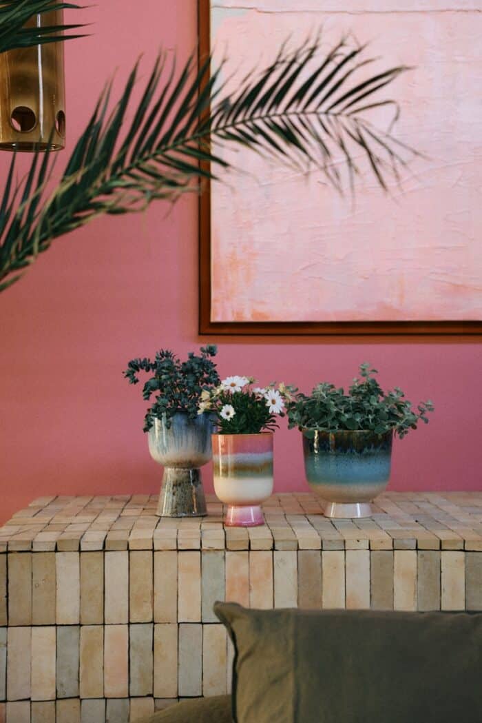 Retro Bloempot Rosefield