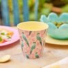 Rice melamine cup Exotic Birds