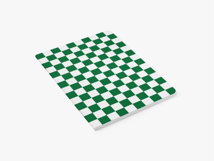 Schrift Ruit Groen - Wit blanco