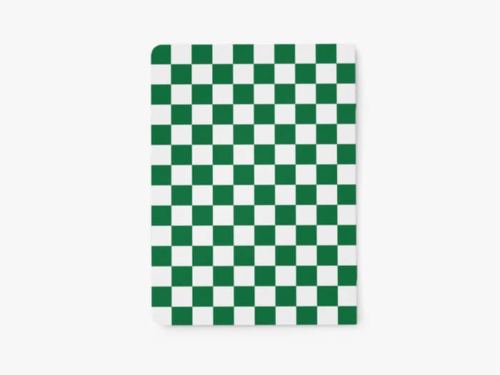 Schrift Ruit Groen - Wit blanco