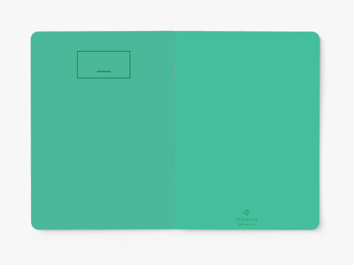 Schrift Ruit Groen - Wit blanco
