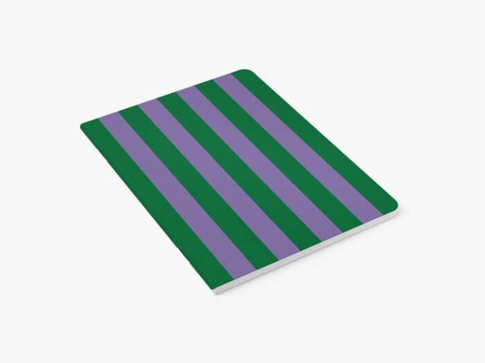 Schrift Streep Groen Paars