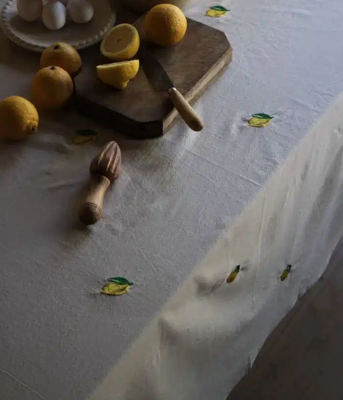 Tafelkleed Soda Lemon 3.3m