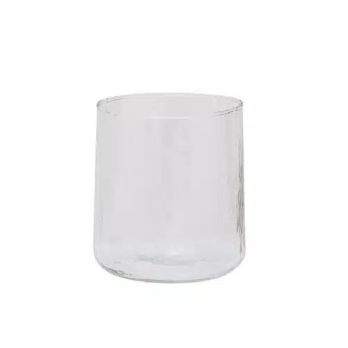 Tumbler Hammered Transparant