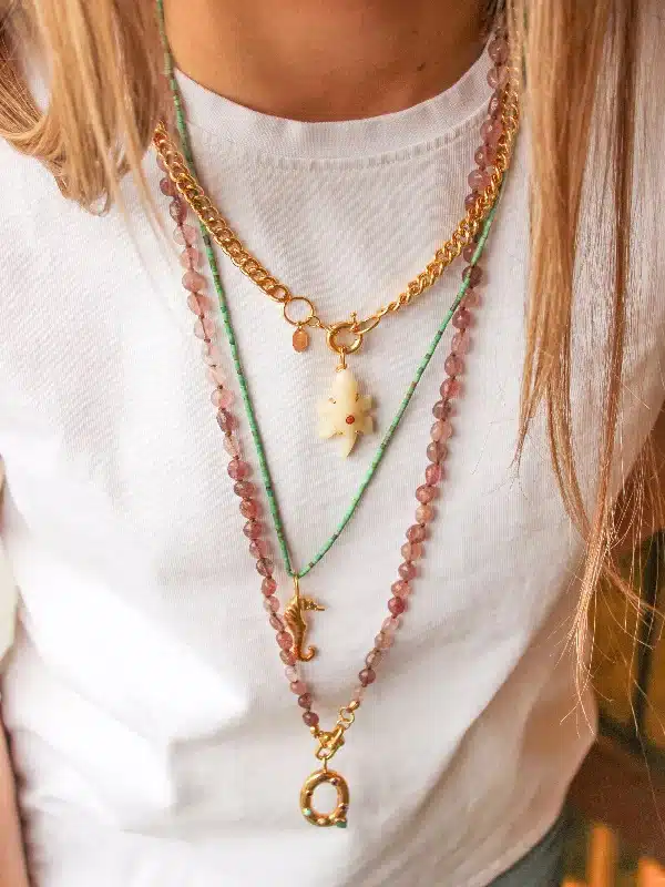 Bedel goldplated Zeepaardje