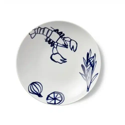 Dibbern Brasserie Plate diep 24cm navy