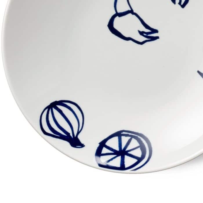 Dibbern Brasserie Plate diep 24cm navy