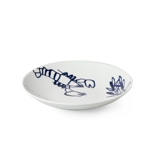 Dibbern Brasserie Plate diep 24cm navy