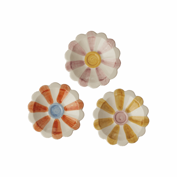 Dipping Bowl Bloem geel