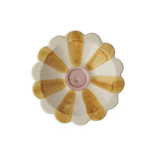 Dipping Bowl Bloem geel