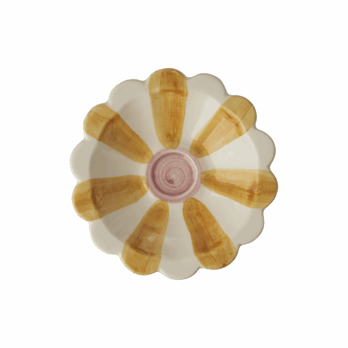 Dipping Bowl Bloem geel