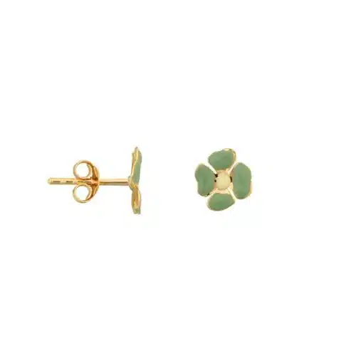 Folded Clover Stud Oorbellen