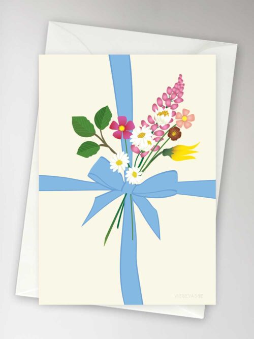 Kaart dubbel met envelop Cadeau