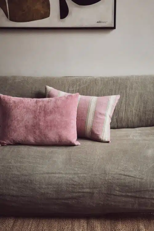 Kussen Fluweel Rose