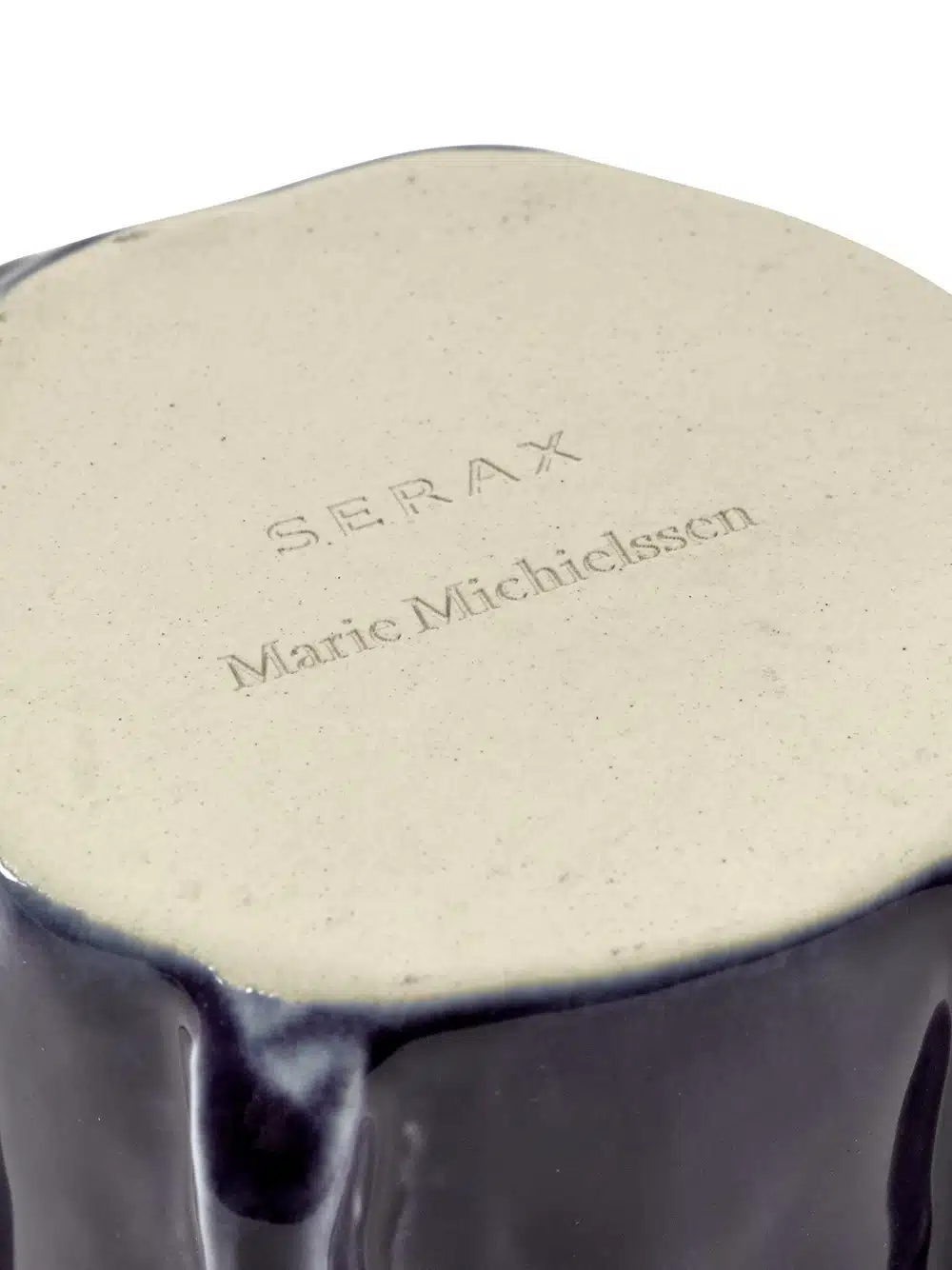 Molly Glazed vaasje Zwart