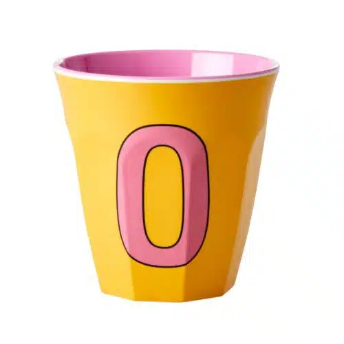 Rice Alfabet beker O roze
