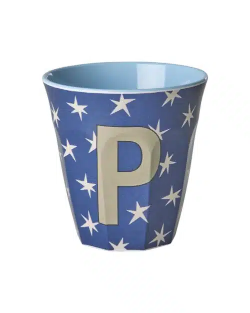 Rice Alfabet beker P Stars