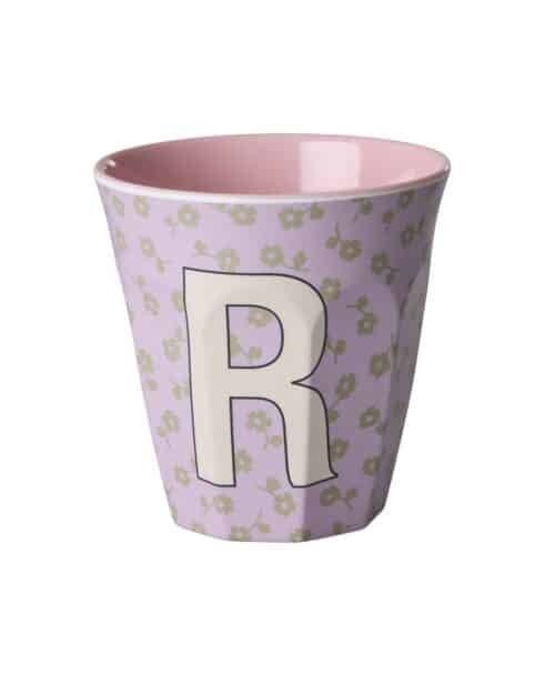 Rice Alfabet beker R Flowers