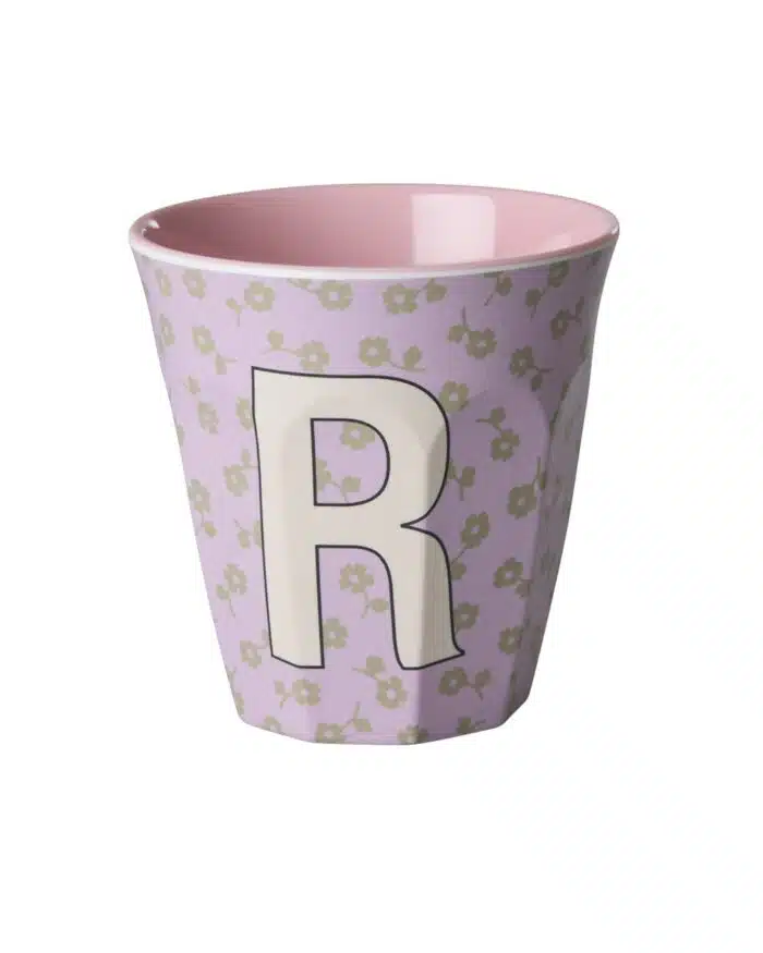 Rice Alfabet beker R Flowers