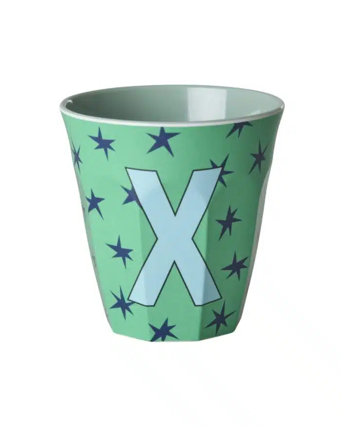 Rice Alfabet beker X Stars