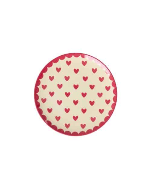 Rice Gebaksbordje Hearts Red Kiss