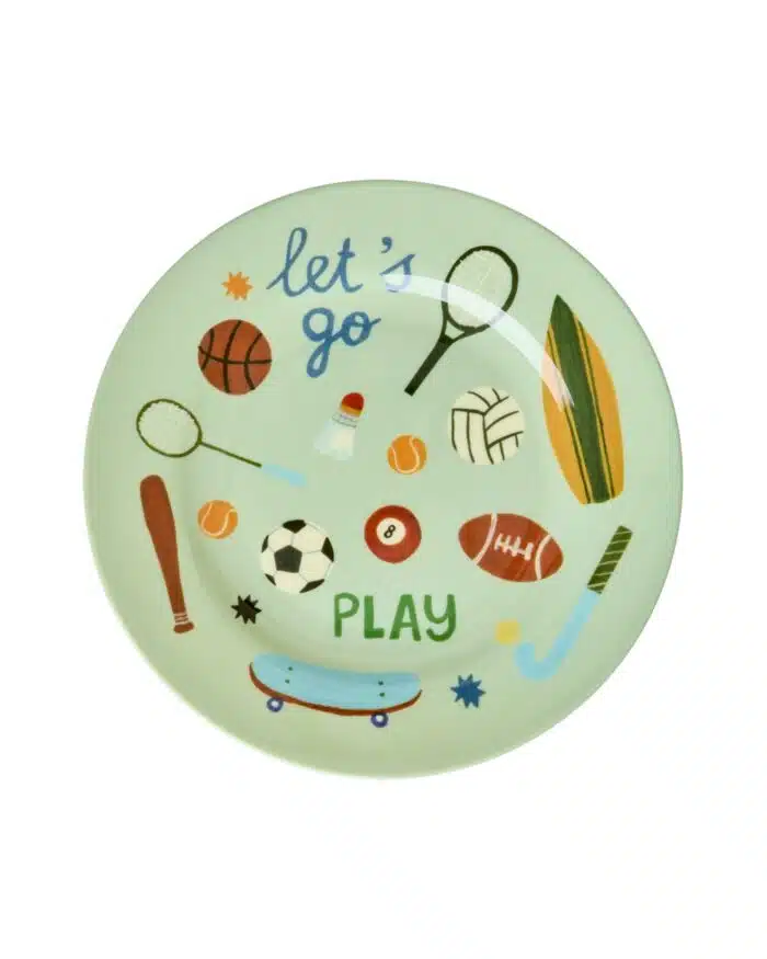 Rice melamine ontbijtbord Sports Print
