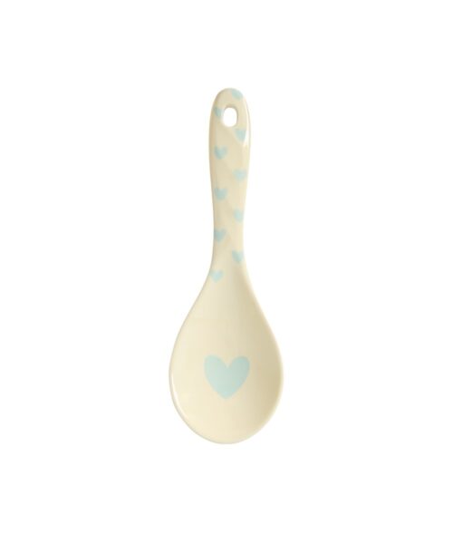 Rice Opscheplepel Hearts Dark Mint