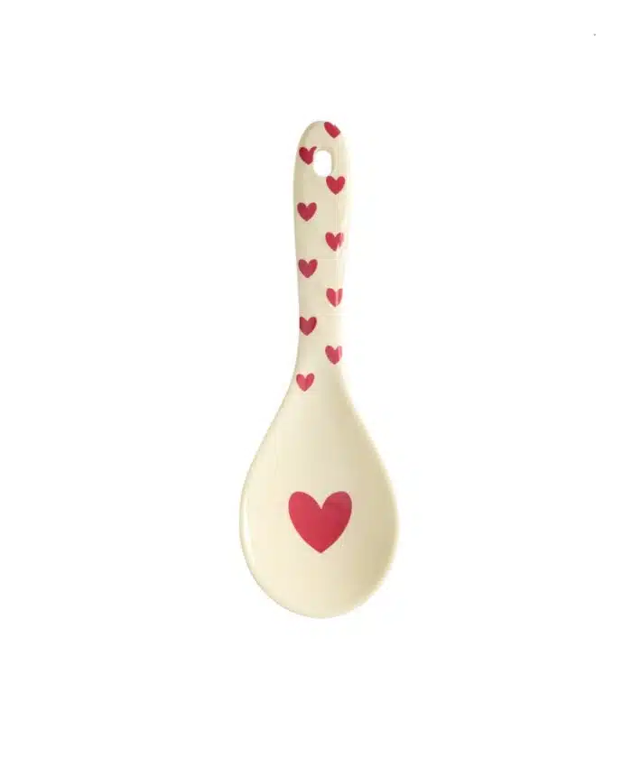 Rice Opscheplepel Hearts Red Kiss