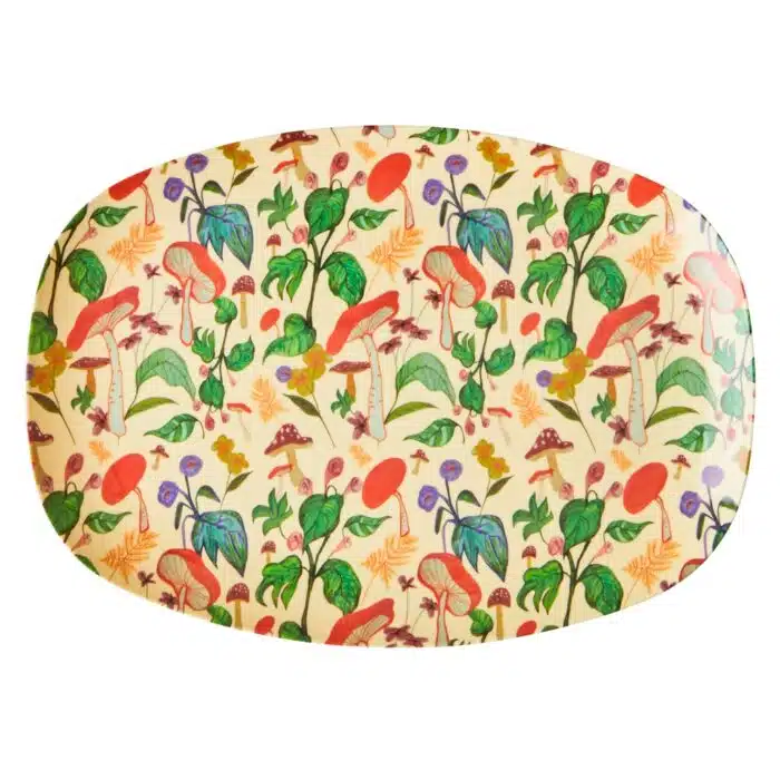 Ovaal bord Mushroom