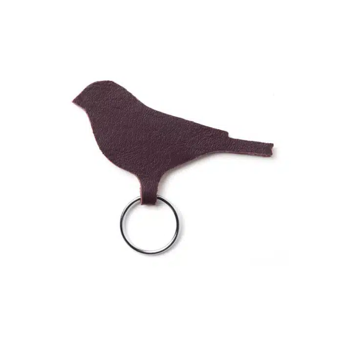 Sleutelhanger Mini Tweet Aubergine