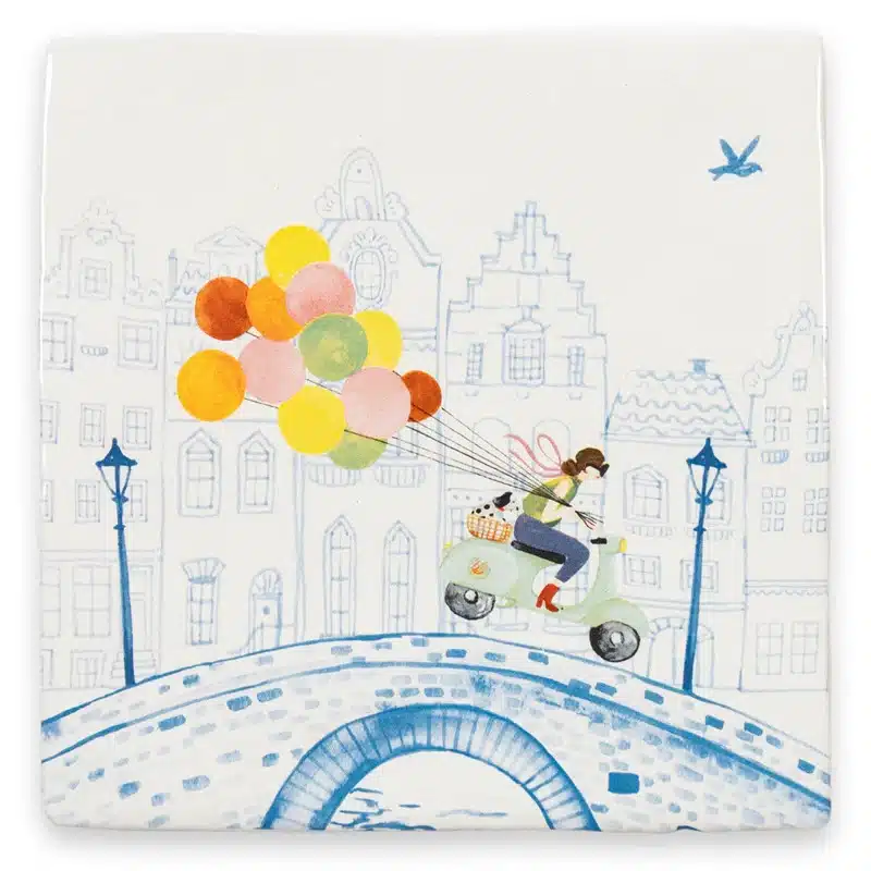 Storytile Balloon service 13x13cm