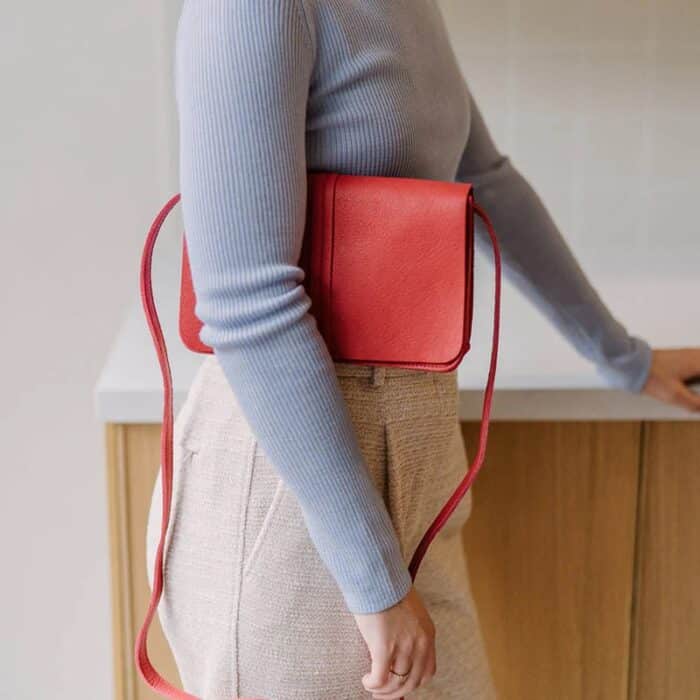 Tas Leer Off Duty Coral