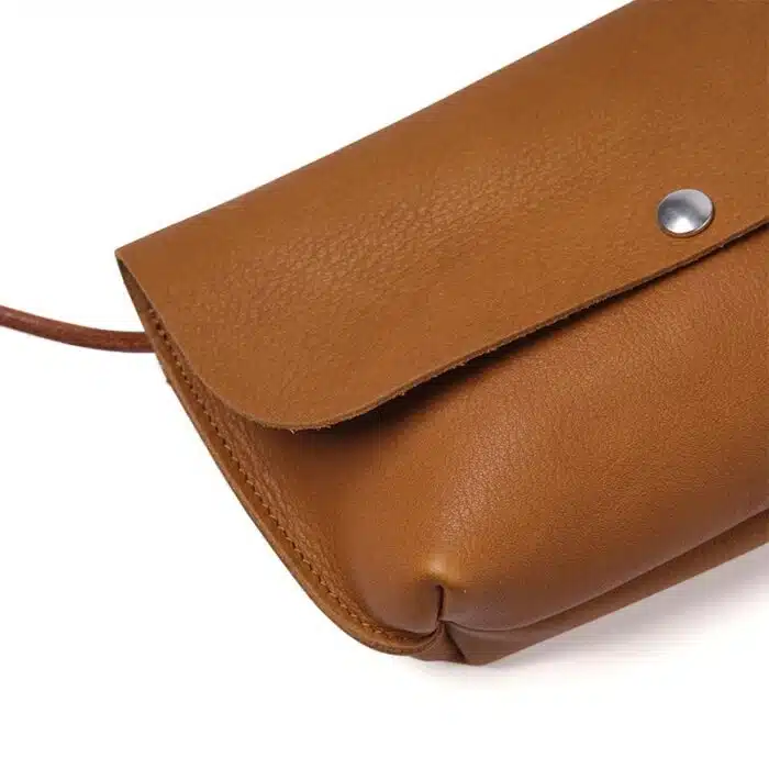 Tas Leer Secret Garden Cognac