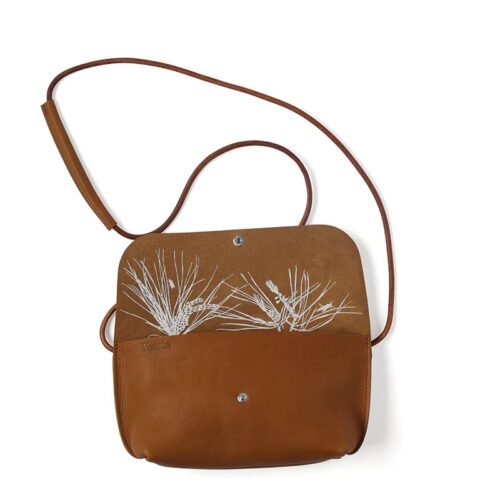 Tas Leer Secret Garden Cognac