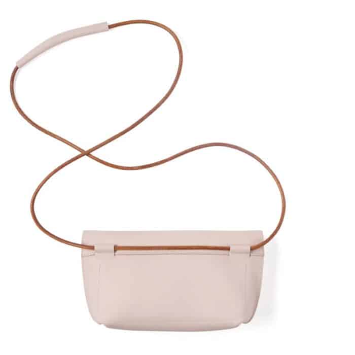 Tas Leer Secret Garden Powder Pink