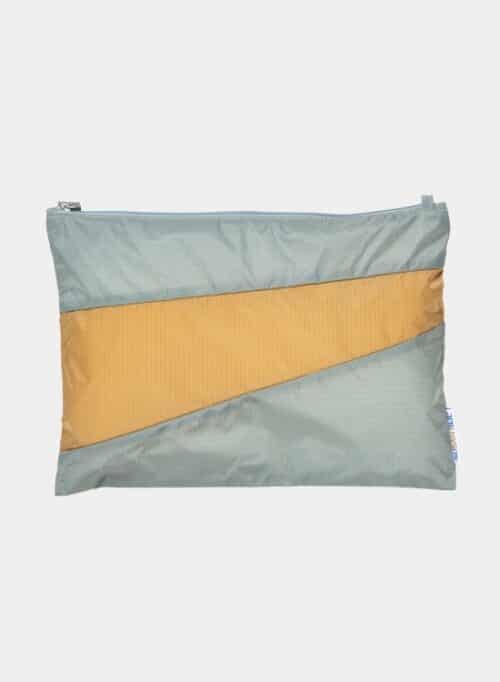 The New Pouch Large Grey&Camel