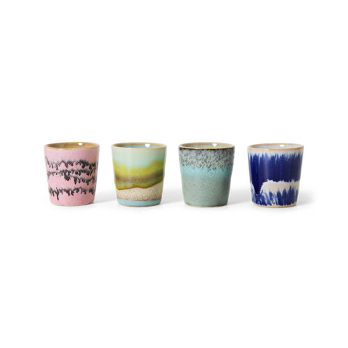70's ceramic Egg cups Vibrance