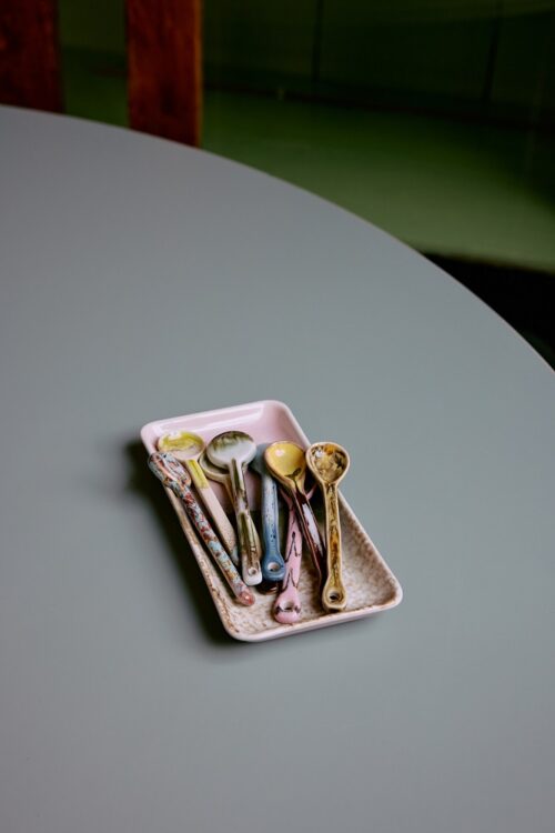 70's ceramics Small Tray Muse