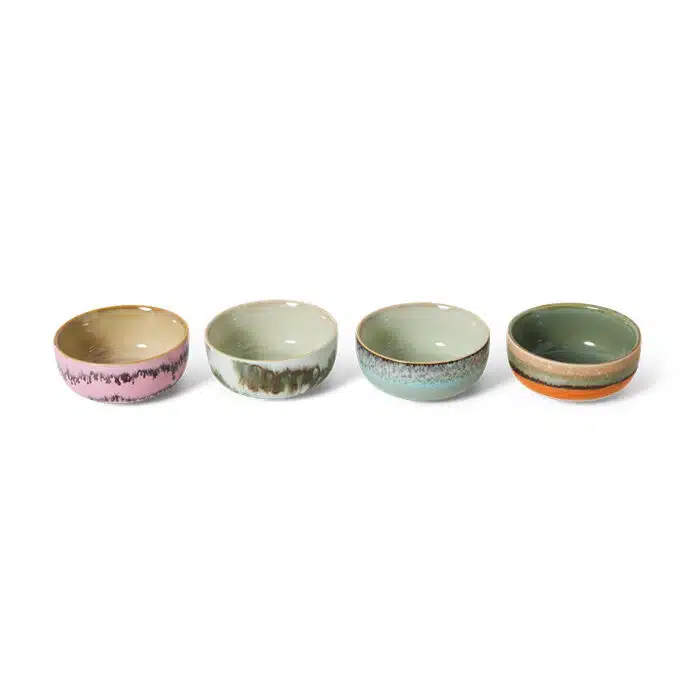 70's Tapas Bowls Renaissance set/4