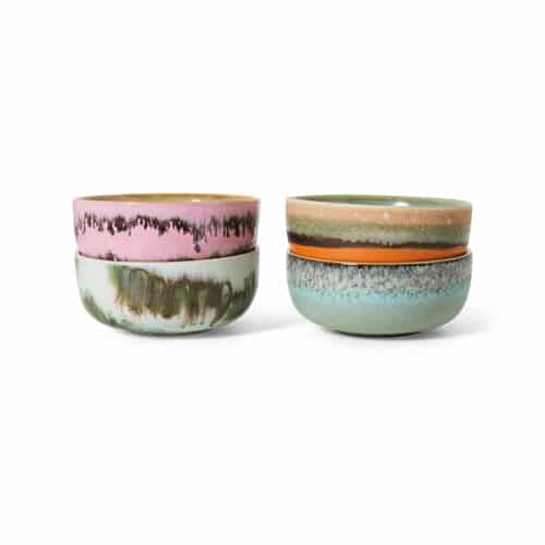 70's Tapas Bowls Renaissance set/4