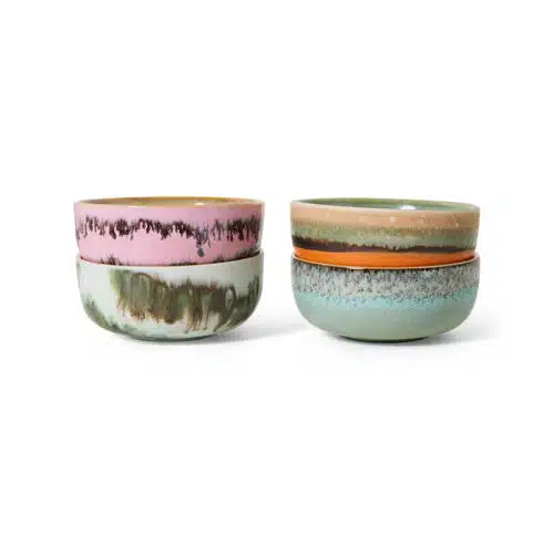 70's Tapas Bowls Renaissance set/4