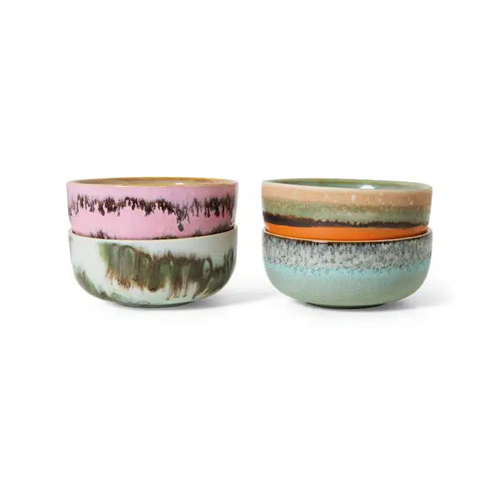 70's Tapas Bowls Renaissance set/4