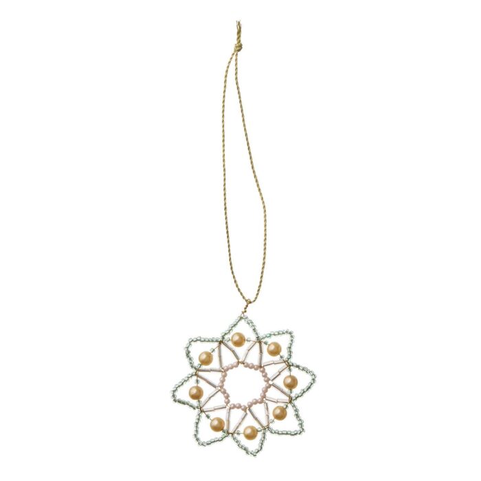 Beaded Ornament Crystal Ellis Jade klein