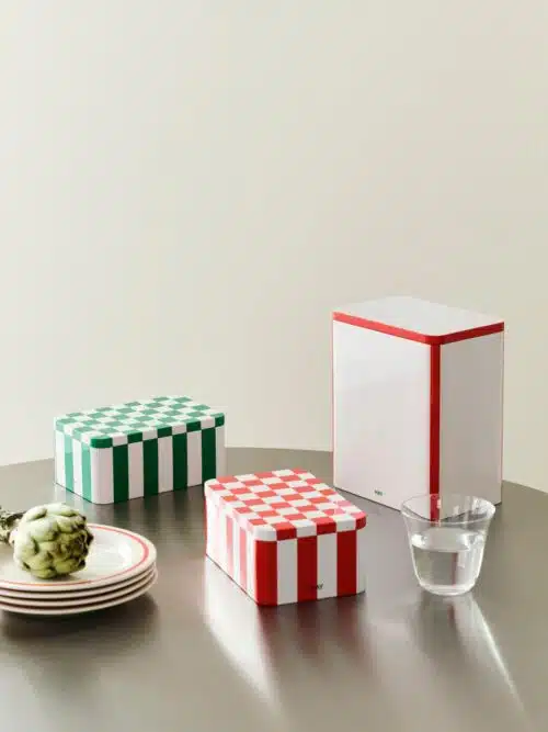 Blik small Green - Offwhite
