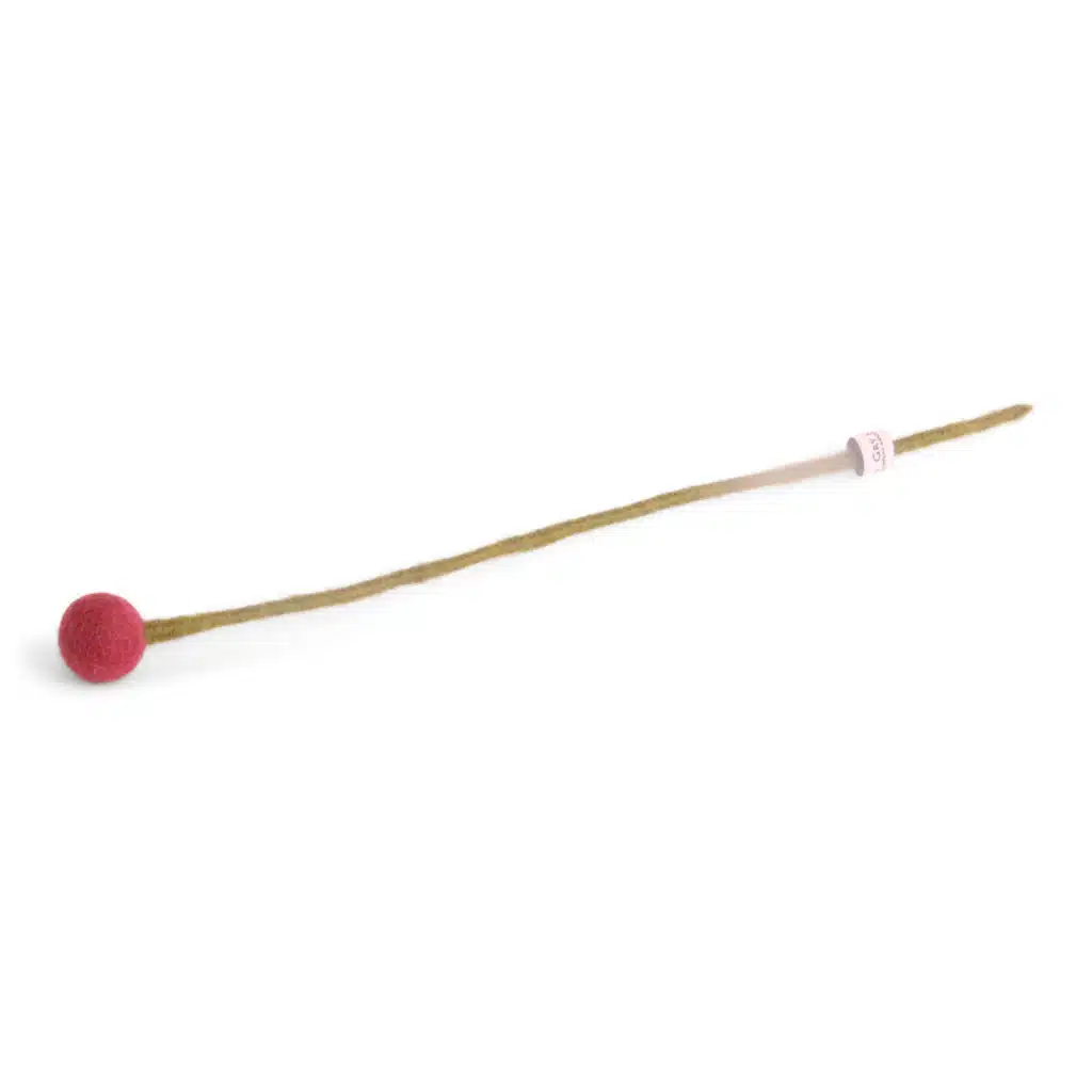 Bloem vilt klein Wine Red