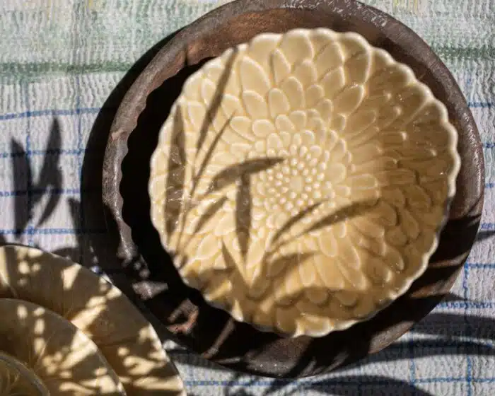 Bordallo Bloom Bowl Sahara Yellow