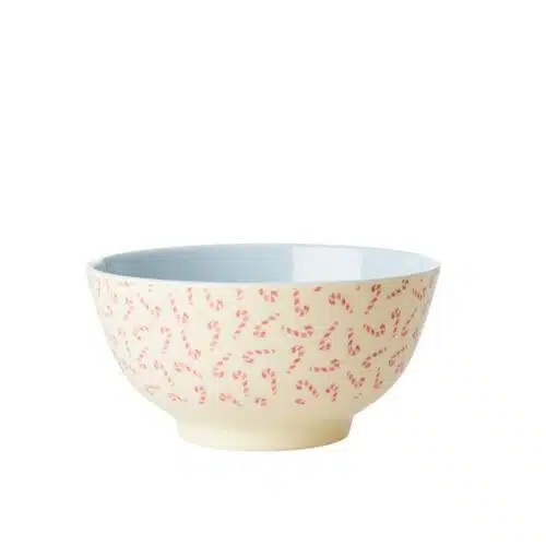 Bowl melamine candycane