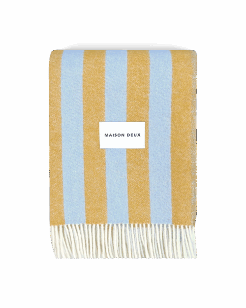 Candy Wrap Plaid Blauw Honing