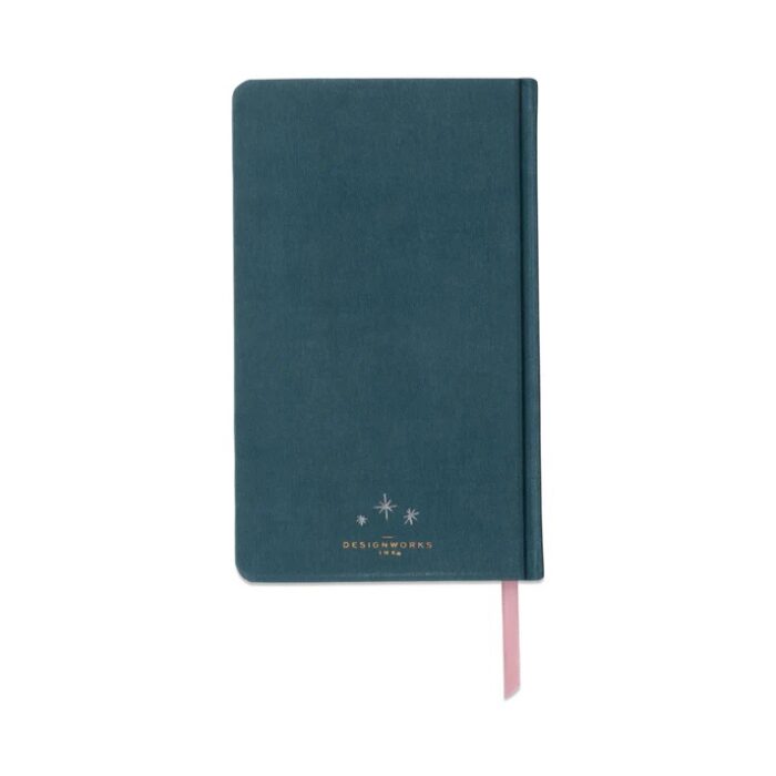 Celestial Journal linnen Teal Moon
