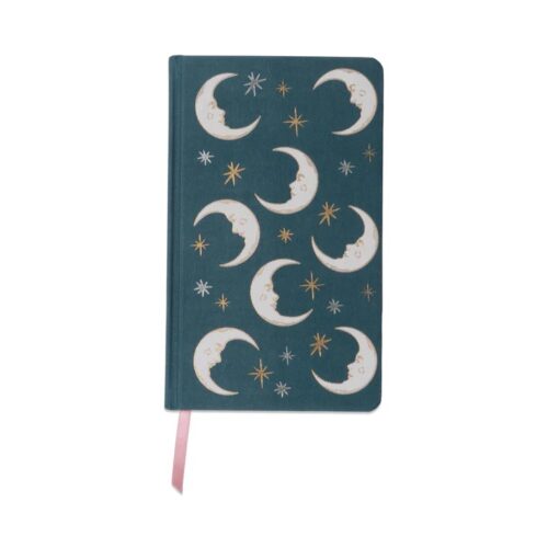 Celestial Journal linnen Teal Moon